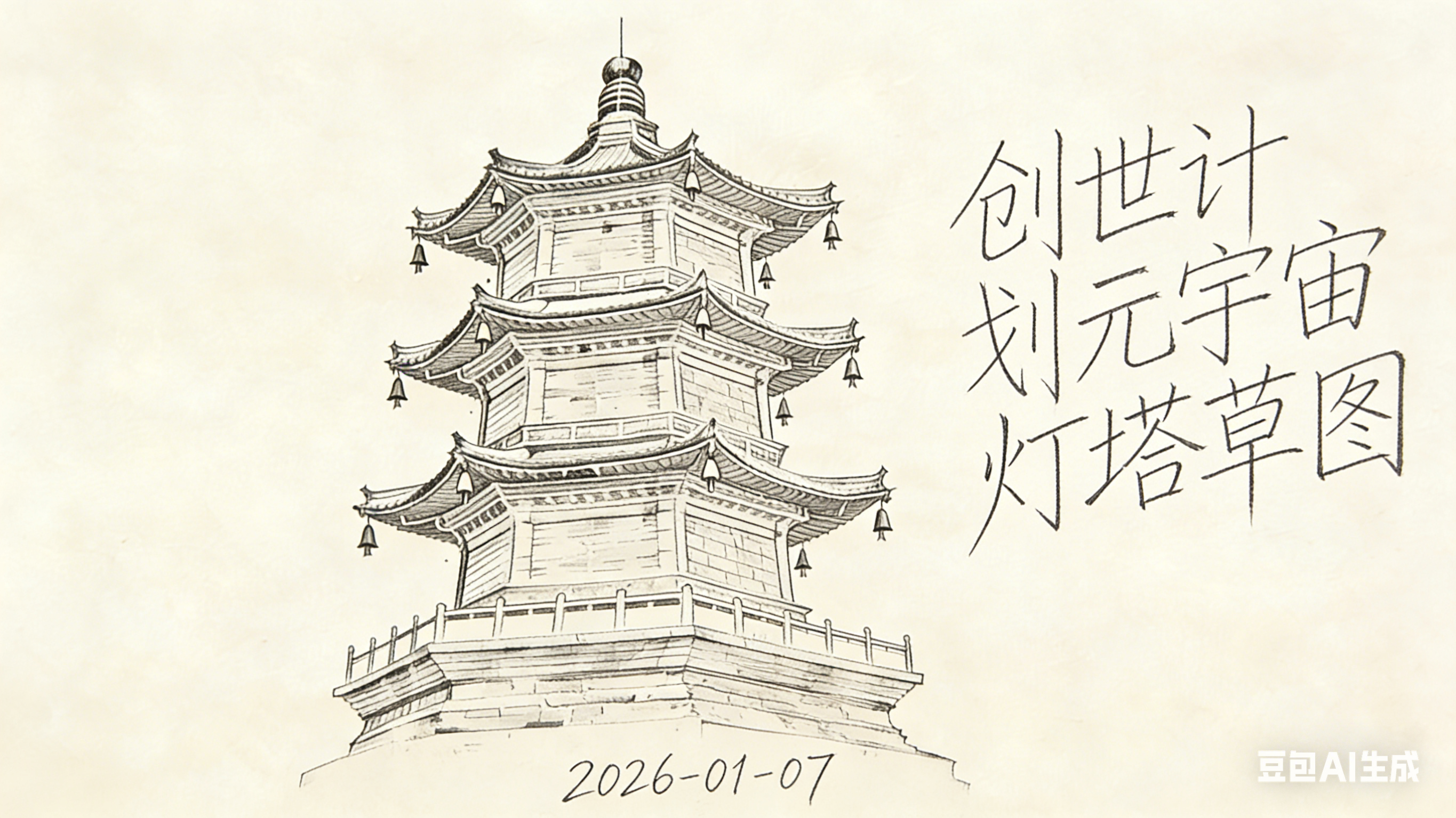 创世计划元宇宙灯塔草图